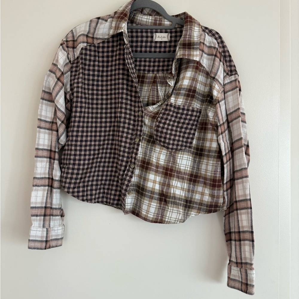 Altard state Multicolor Plaid Button Down Shirt